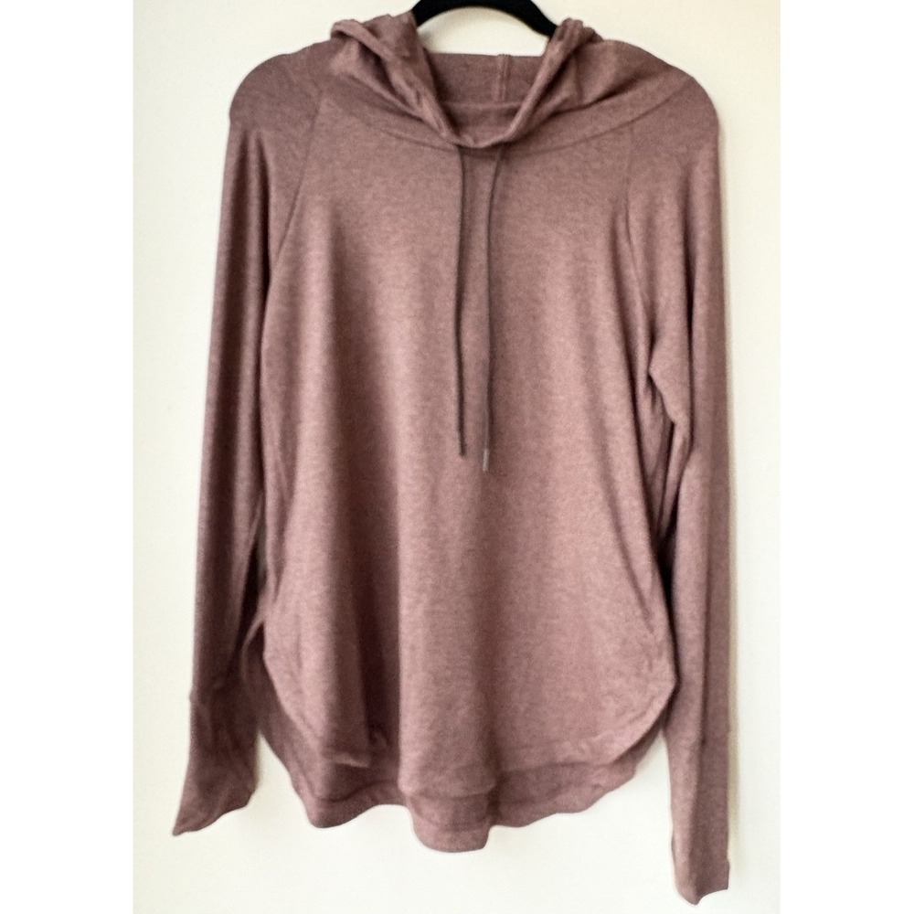Athleta Uptempo Hoodie Sweatshirt Small Brown Athletics Casual Workouts